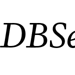 DB Serif TF