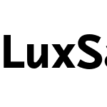 LuxSansBold