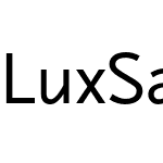 LuxSansBook