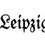 Leipzig Fraktur Bold