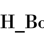 H_Bodoni BT