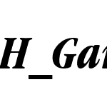 H_Garamond ITC BkCn BT