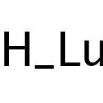 H_Lucida Sans
