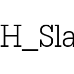 H_SlabSerif