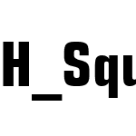 H_Square 721 Condensed BT