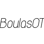 Boulas OT LightItalic