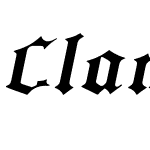 Clans OT Italic