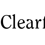 Clearface