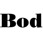 Bodoni Black