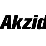 Akzidenz-Grotesk Pro ExtraBold