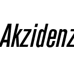 Akzidenz-Grotesk Pro Med Cnd