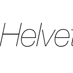 Helvetica Neue