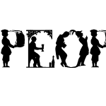 PEOPLE AS LETTERS