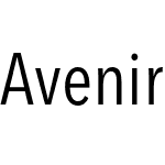 AvenirNext LT Pro Cn