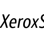 Xerox Sans Condensed