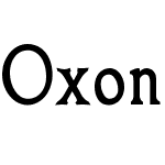 OxoniaRomanCondensedW05-CnBd