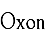 OxoniaRomanCondensedW03-Cn
