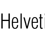 Helvetica Com Light Condensed