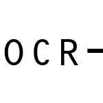 OCR-B