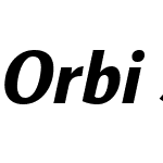 OrbiSansW10-BlackItalic