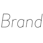 Brandon Grotesque Thin