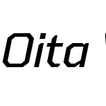 OitaW01-ExtMediumItalic