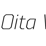 OitaW05-ExtLightItalic