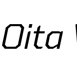 OitaW01-ExtRegularItalic