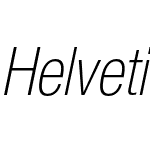 HelveticaNeueLT W1G 37 ThCn