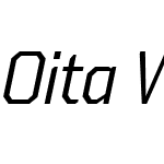 OitaW01-CondRegularItalic