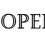 OpenSerifOpenW01-Regular