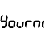 YournameD7LinearCondensed