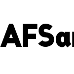 AF Sans UltraBlack