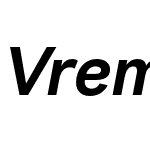 Vremena Grotesk Medium Italic