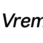 Vremena Grotesk Italic