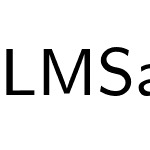 LM Sans 9
