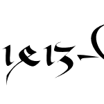 1413 Cursive