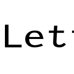 LetterGothicExtended