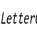 LetterGothicCondensed