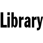 LibraryGothicHeavyCondensed