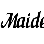 MaidenWordCondensed