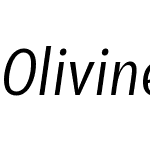 OlivineNarrowW01-BookItalic