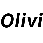 OlivineWideW03-SemiBoldIt