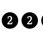 FFDingbats2NumbersOT