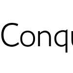 Conqueror Sans UltraLight