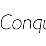 Conqueror Sans Thin