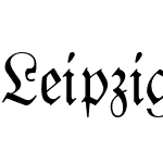 Leipzig Fraktur UNZ1A