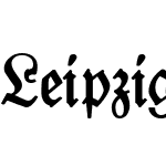 Leipzig Fraktur UNZ1A