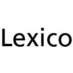 Lexicon