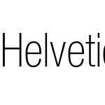 HelveticaNeueLT W1G 37 ThCn